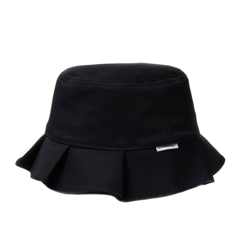 画像1: COOTIE PRODUCTIONS/Smooth Chino Cloth Hood Hat（Black）［フードハット-24春夏］
