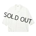 CALEE/3/4 SLEEVE R/P DROP SHOULDER SH（WHITE）［7分袖ドロップショルダーシャツ-24春夏］