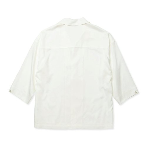 他の写真2: CALEE/3/4 SLEEVE R/P DROP SHOULDER SH（WHITE）［7分袖ドロップショルダーシャツ-24春夏］