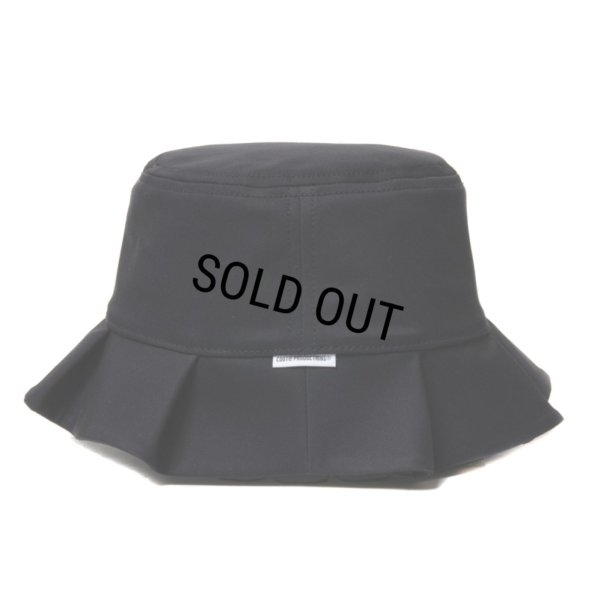 画像2: COOTIE PRODUCTIONS/Smooth Chino Cloth Hood Hat（Black）［フードハット-24春夏］ (2)