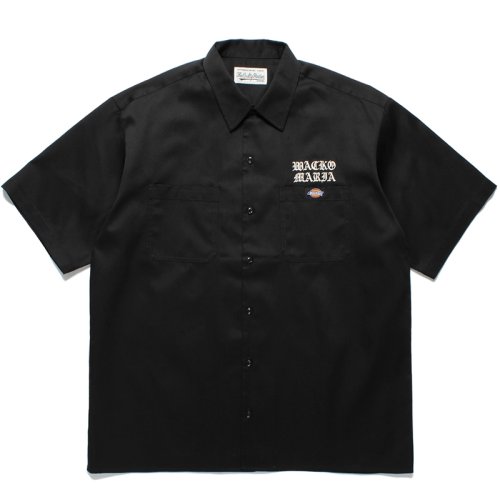 他の写真1: WACKO MARIA/DICKIES / WORK SHIRT（BLACK）［ワークシャツ-24春夏］