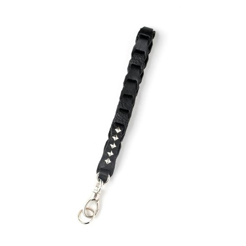 他の写真1: CALEE/CHAIN LEATHER WRIST STRAP（BLACK）［レザーリストストラップ-24春夏］