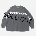TIGHTBOOTH/BIG LOGO LS T-SHIRT（Black）［プリント長袖T-24春夏］