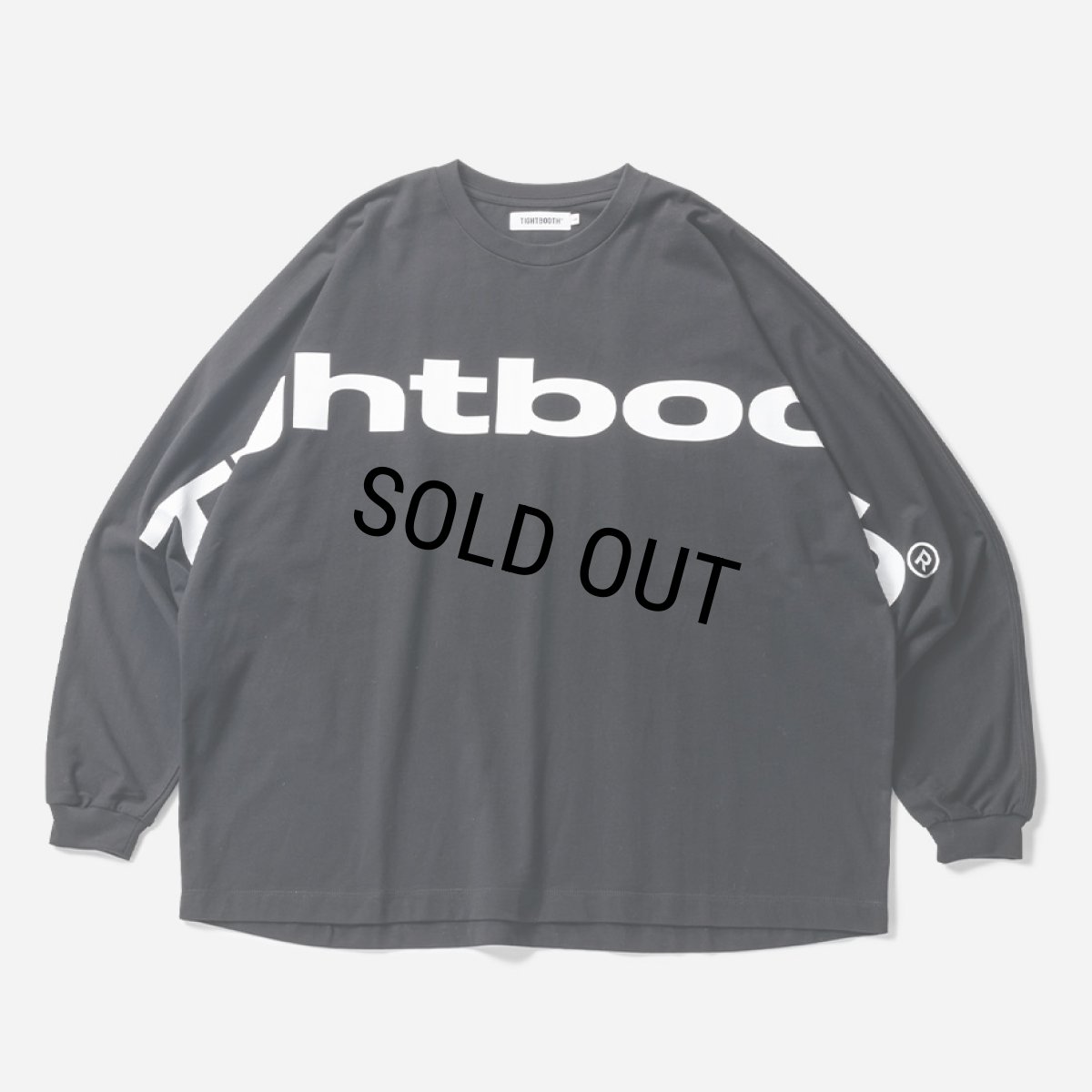画像1: TIGHTBOOTH/BIG LOGO LS T-SHIRT（Black）［プリント長袖T-24春夏］ (1)