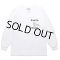 WACKO MARIA/56 TATTOO STUDIO / LONG SLEEVE T-SHIRT（WHITE）［プリント長袖T-24春夏］
