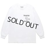 WACKO MARIA/56 TATTOO STUDIO / LONG SLEEVE T-SHIRT（WHITE）［プリント長袖T-24春夏］