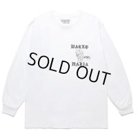 WACKO MARIA/56 TATTOO STUDIO / LONG SLEEVE T-SHIRT（WHITE）［プリント長袖T-24春夏］