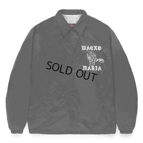 画像1: WACKO MARIA/56 TATTOO STUDIO / COACH JACKET（BLACK）［コーチJKT-24春夏］