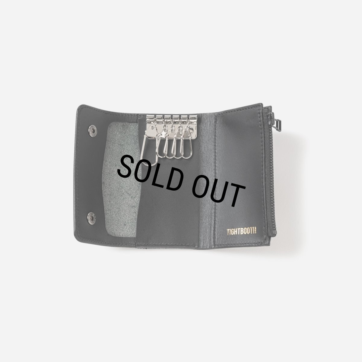 画像3: TIGHTBOOTH/LEATHER KEY CASE（Black） 【30%OFF】［レザーキーケース-24春夏］ (3)