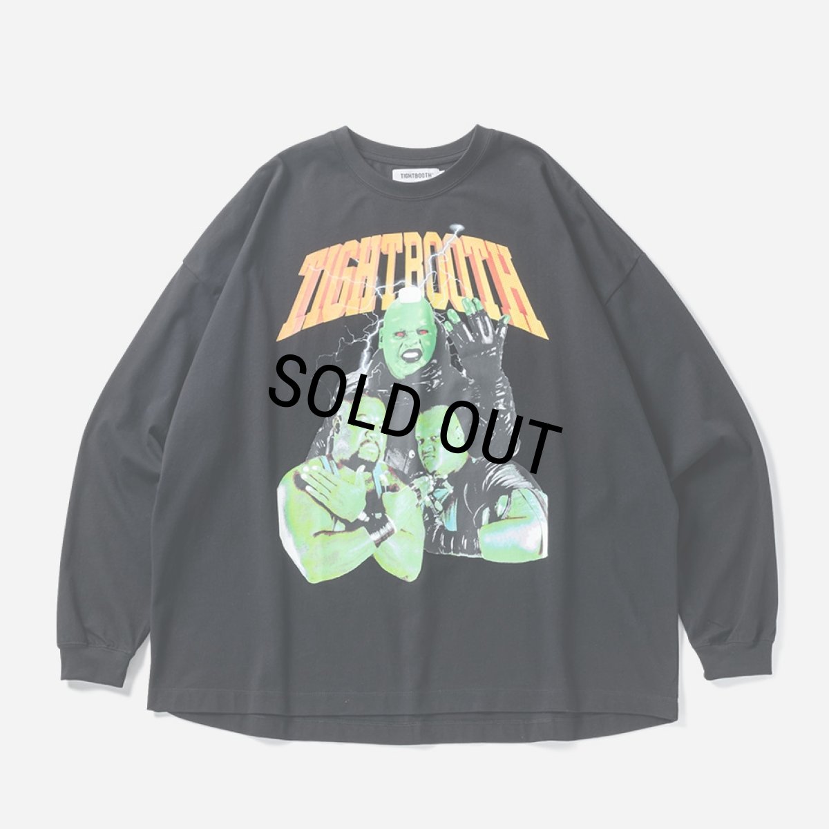 画像1: TIGHTBOOTH/MOM LS T-SHIRT（Black）［プリント長袖T-24春夏］ (1)