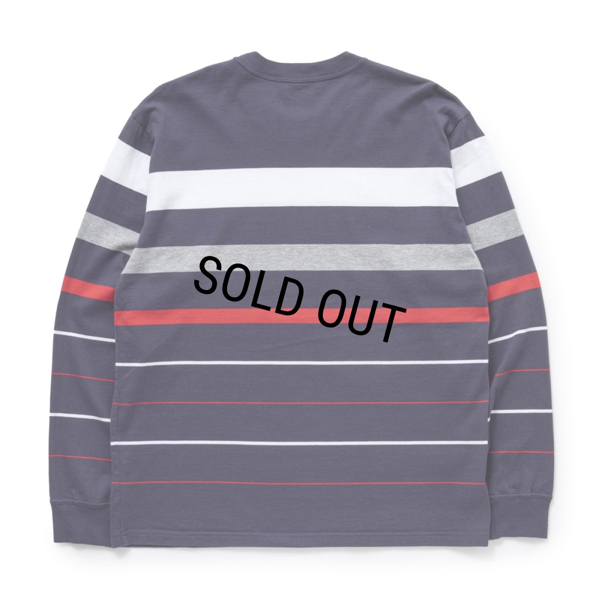 画像2: RATS/BORDER LS TEE（NAVY BORDER）［ボーダー長袖T-24春夏］ (2)