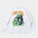 TIGHTBOOTH/MOM LS T-SHIRT（White）［プリント長袖T-24春夏］