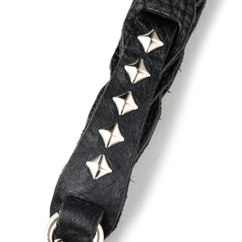 他の写真2: CALEE/CHAIN LEATHER WRIST STRAP（BLACK）［レザーリストストラップ-24春夏］