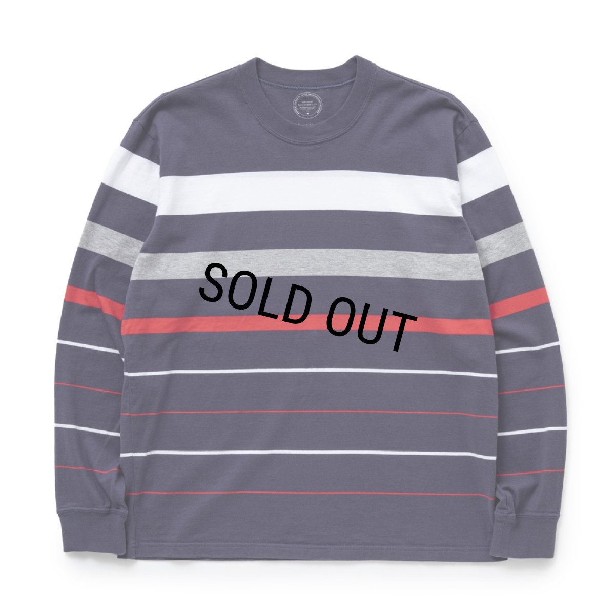 画像1: RATS/BORDER LS TEE（NAVY BORDER）［ボーダー長袖T-24春夏］ (1)