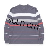 RATS/BORDER LS TEE（NAVY BORDER）［ボーダー長袖T-24春夏］