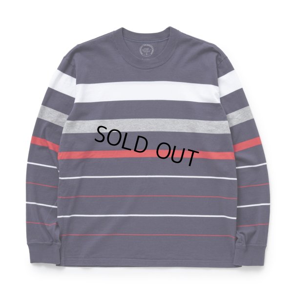 画像1: RATS/BORDER LS TEE（NAVY BORDER）［ボーダー長袖T-24春夏］