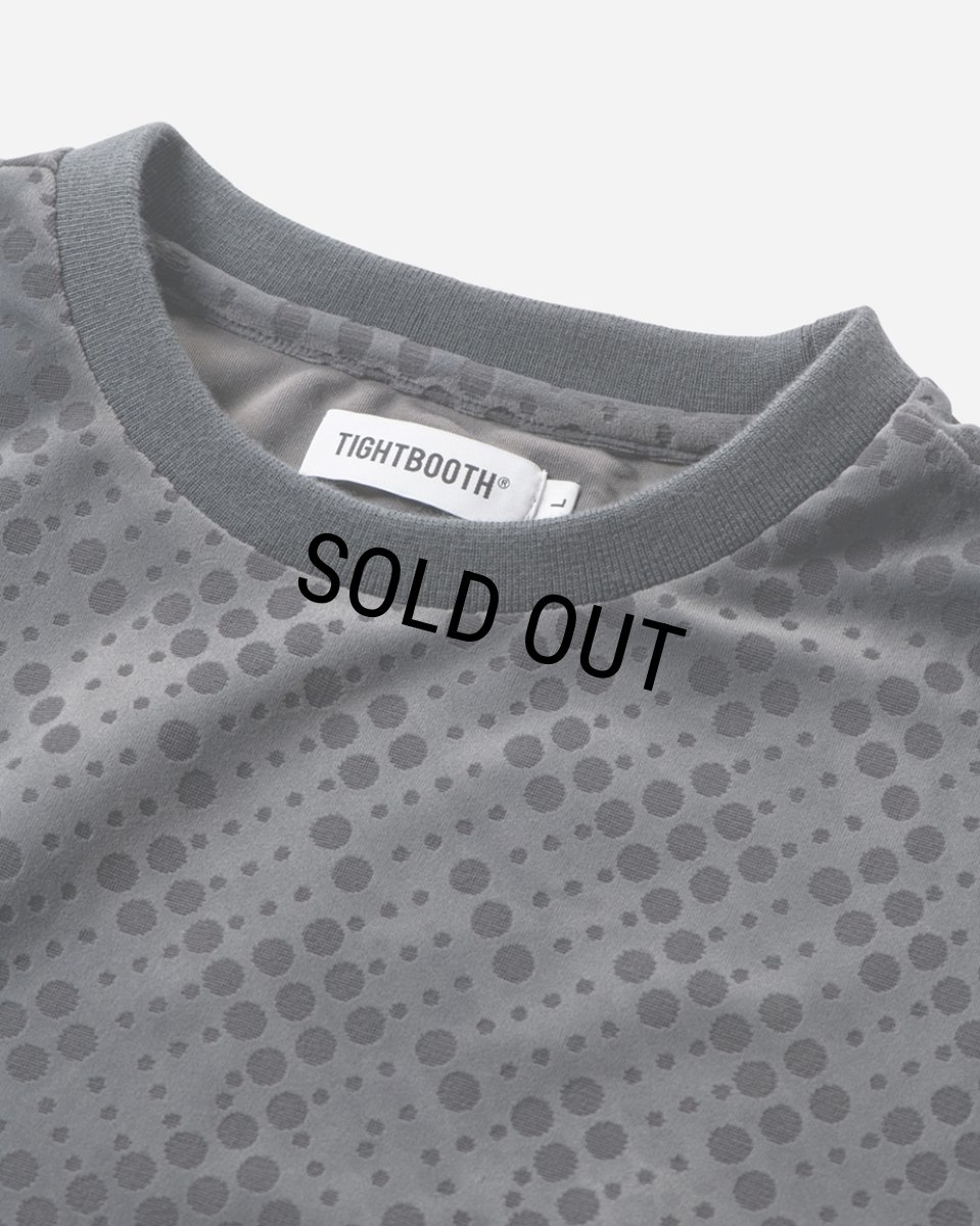 画像2: TIGHTBOOTH/DOT VLOUR LS（Charcoal）［ドットベロア長袖-24春夏］ (2)