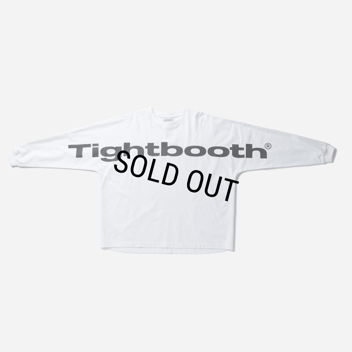 画像2: TIGHTBOOTH/BIG LOGO LS T-SHIRT（White） 【20%OFF】［プリント長袖T-24春夏］ (2)