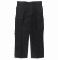 画像2: WACKO MARIA/DICKIES / PLEATED TROUSERS（BLACK）［ワンタックトラウザース-24春夏］ (2)