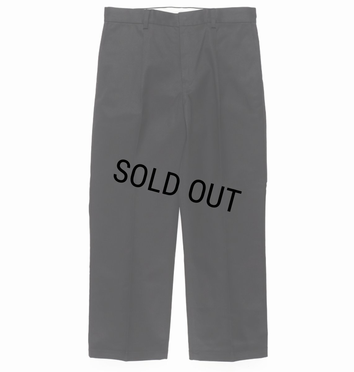 画像2: WACKO MARIA/DICKIES / PLEATED TROUSERS（BLACK）［ワンタックトラウザース-24春夏］ (2)