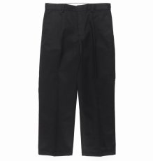 画像2: WACKO MARIA/DICKIES / PLEATED TROUSERS（BLACK）［ワンタックトラウザース-24春夏］ (2)