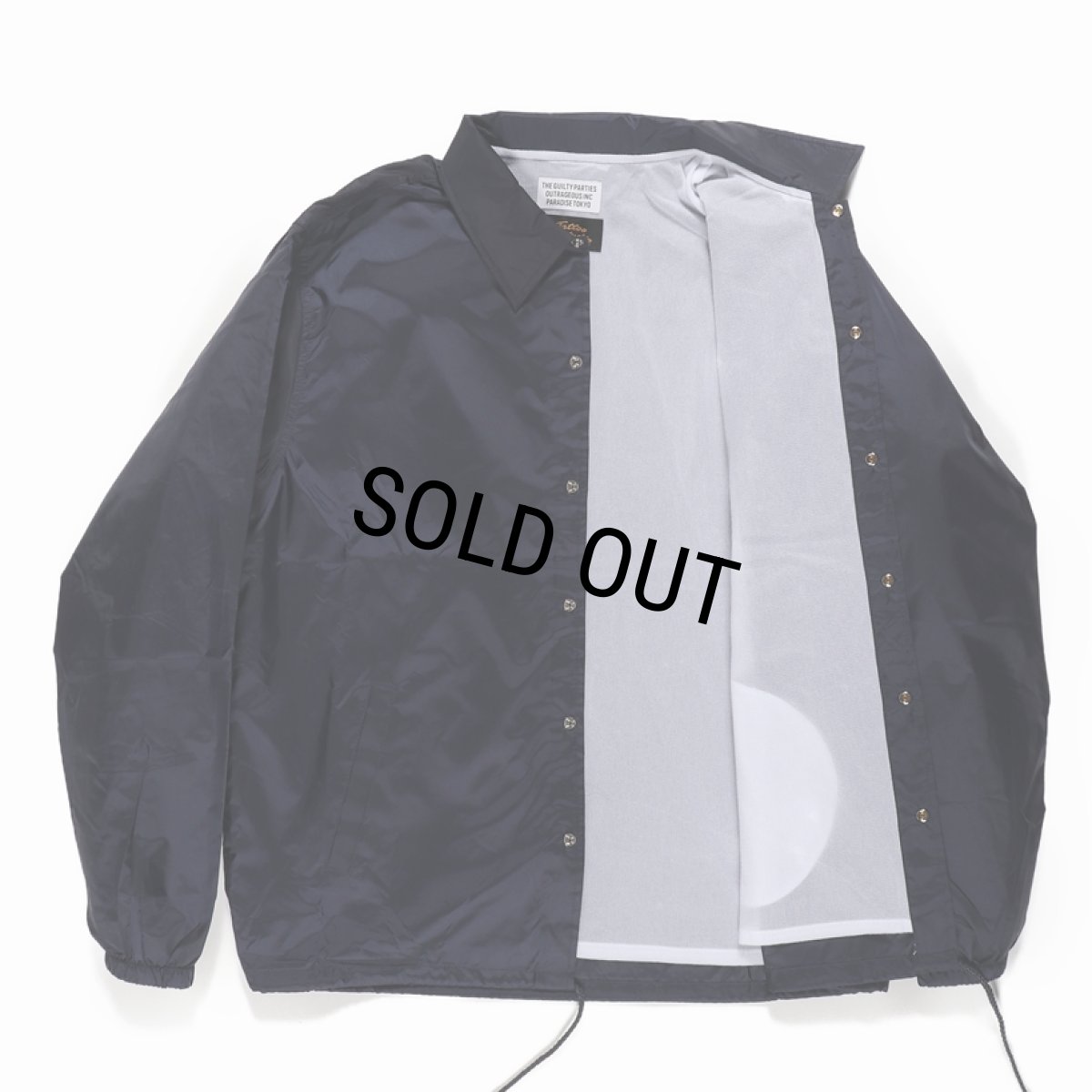 画像2: WACKO MARIA/56 TATTOO STUDIO / COACH JACKET（NAVY）［コーチJKT-24春夏］ (2)