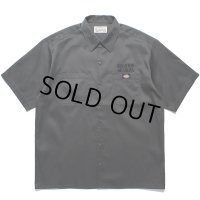 WACKO MARIA/DICKIES / WORK SHIRT（CHARCOAL）［ワークシャツ-24春夏］