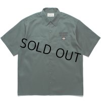 WACKO MARIA/DICKIES / WORK SHIRT（GREEN）［ワークシャツ-24春夏］