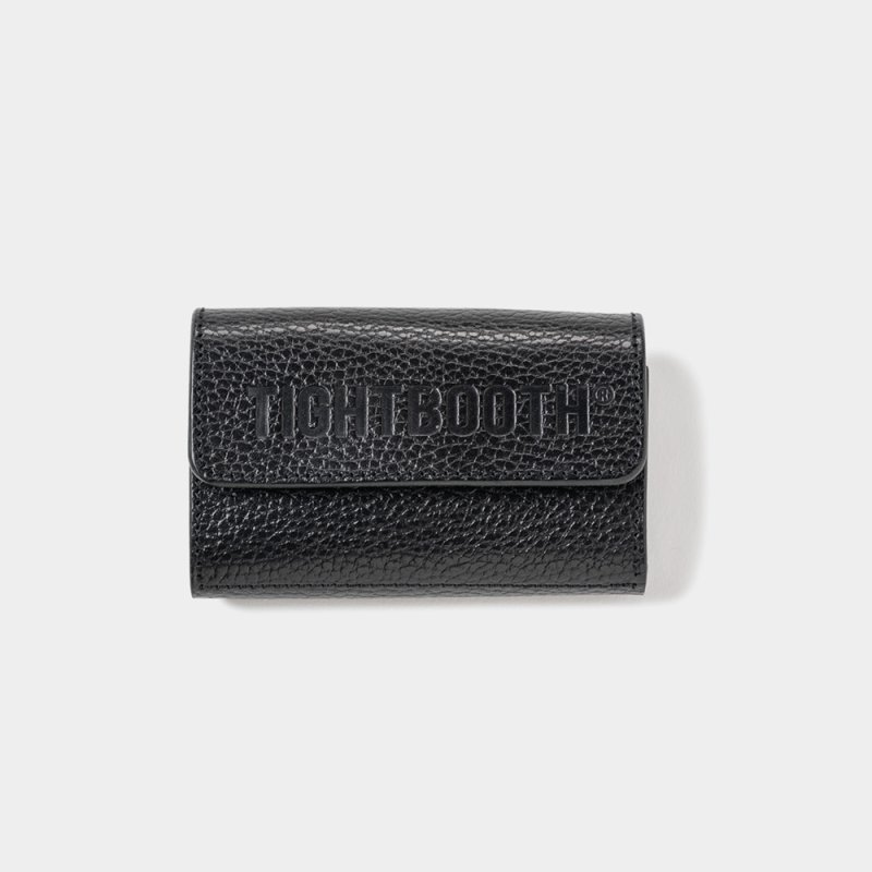 画像1: TIGHTBOOTH/LEATHER KEY CASE（Black） 【30%OFF】［レザーキーケース-24春夏］