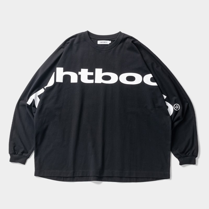 画像1: TIGHTBOOTH/BIG LOGO LS T-SHIRT（Black）［プリント長袖T-24春夏］
