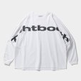 画像1: TIGHTBOOTH/BIG LOGO LS T-SHIRT（White）［プリント長袖T-24春夏］ (1)