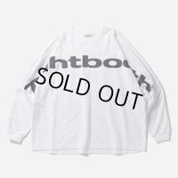 TIGHTBOOTH/BIG LOGO LS T-SHIRT（White） 【20%OFF】［プリント長袖T-24春夏］