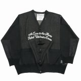 【30%OFF】DAIRIKU/"Letter" Skeleton Cardigan（Skeleton Black）［スケルトンカーディガン-24春夏］