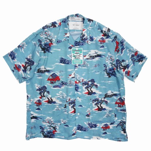 他の写真1: DAIRIKU/"Cliff" Aloha Shirt（Blue）［アロハシャツ-24春夏］