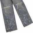 画像5: DAIRIKU/"Damage" Straight Denim Pants（Indigo）［"ダメージ"ストレートデニムパンツ-24春夏］