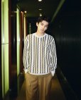 画像6: WACKO MARIA/STRIPED JACQUARD KNIT SWEATER（TYPE-1）（BEIGE）［ストライプジャガードセーター-24春夏］