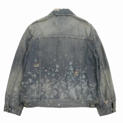 画像2: 【30%OFF】DAIRIKU/"Damage" Denim Jacket（Indigo）［"ダメージ"デニムJKT-24春夏］