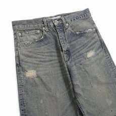 画像3: DAIRIKU/"Damage" Straight Denim Pants（Indigo） 【30%OFF】［"ダメージ"ストレートデニムパンツ-24春夏］ (3)