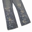 画像5: DAIRIKU/"Damage" Flare Denim Pants（Indigo） 【30%OFF】［"ダメージ"フレアデニムパンツ-24春夏］