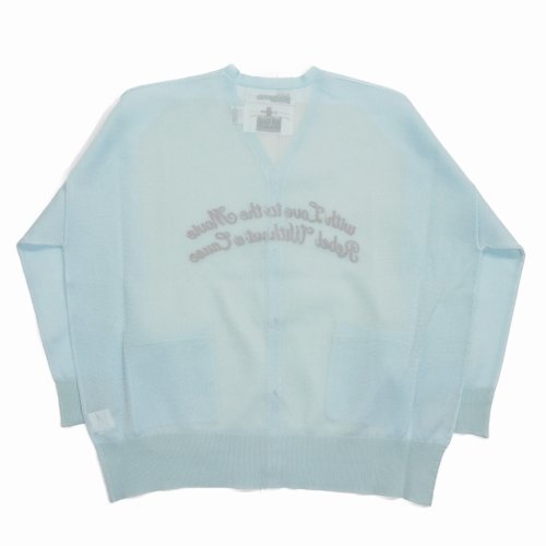 他の写真2: DAIRIKU/"Letter" Skeleton Cardigan（Skeleton Light Blue）［スケルトンカーディガン-24春夏］