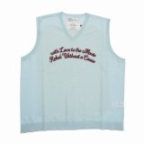 DAIRIKU/"Letter" Skeleton Knit Vest（Skeleton Light Blue）［スケルトンベスト-24春夏］