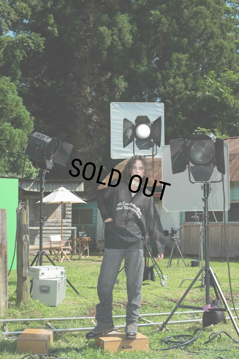 画像4: 【30%OFF】DAIRIKU/"Letter" Skeleton Cardigan（Skeleton Black）［スケルトンカーディガン-24春夏］ (4)