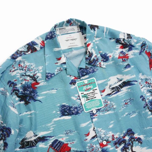他の写真2: DAIRIKU/"Cliff" Aloha Shirt（Blue）［アロハシャツ-24春夏］