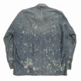 画像2: 【30%OFF】DAIRIKU/"Damage" Denim Cover All（Indigo）［"ダメージ"デニムカバーオール-24春夏］ (2)