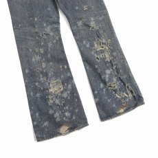 画像7: DAIRIKU/"Damage" Flare Denim Pants（Indigo） 【30%OFF】［"ダメージ"フレアデニムパンツ-24春夏］ (7)