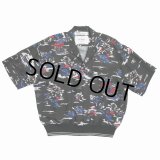 DAIRIKU/"Cliff" Aloha Rib Shirt（Black）［アロハリブシャツ-24春夏］
