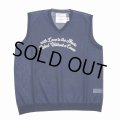 DAIRIKU/"Letter" Skeleton Knit Vest（Skeleton Navy） 【30%OFF】［スケルトンベスト-24春夏］
