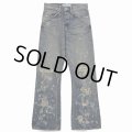 DAIRIKU/"Damage" Flare Denim Pants（Indigo） 【30%OFF】［"ダメージ"フレアデニムパンツ-24春夏］