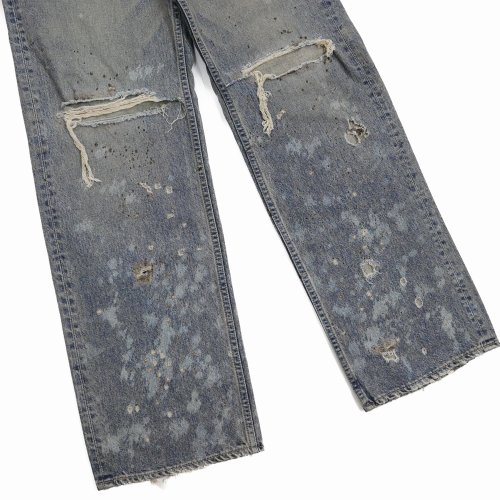他の写真3: DAIRIKU/"Damage" Straight Denim Pants（Indigo） 【30%OFF】［"ダメージ"ストレートデニムパンツ-24春夏］