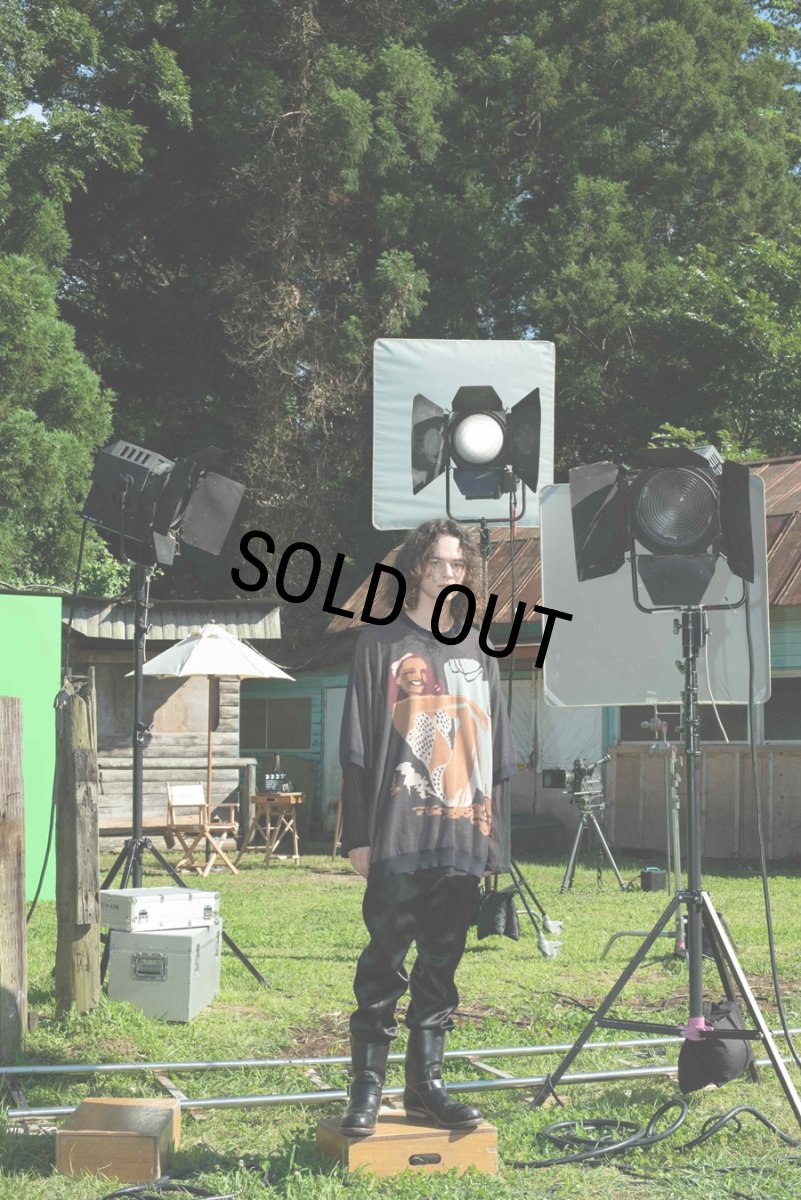 画像4: 【30%OFF】DAIRIKU/"Smiling Girl" Pullover Knit（Black）［プルオーバーニット-24春夏］ (4)